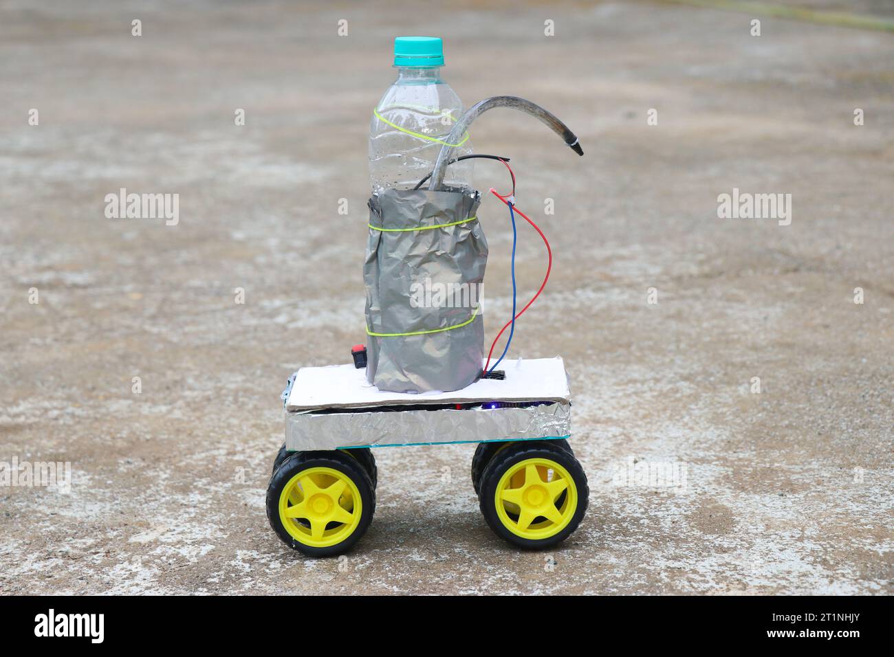 Fire fighting demo robot car for small applications. Robot car that has ...