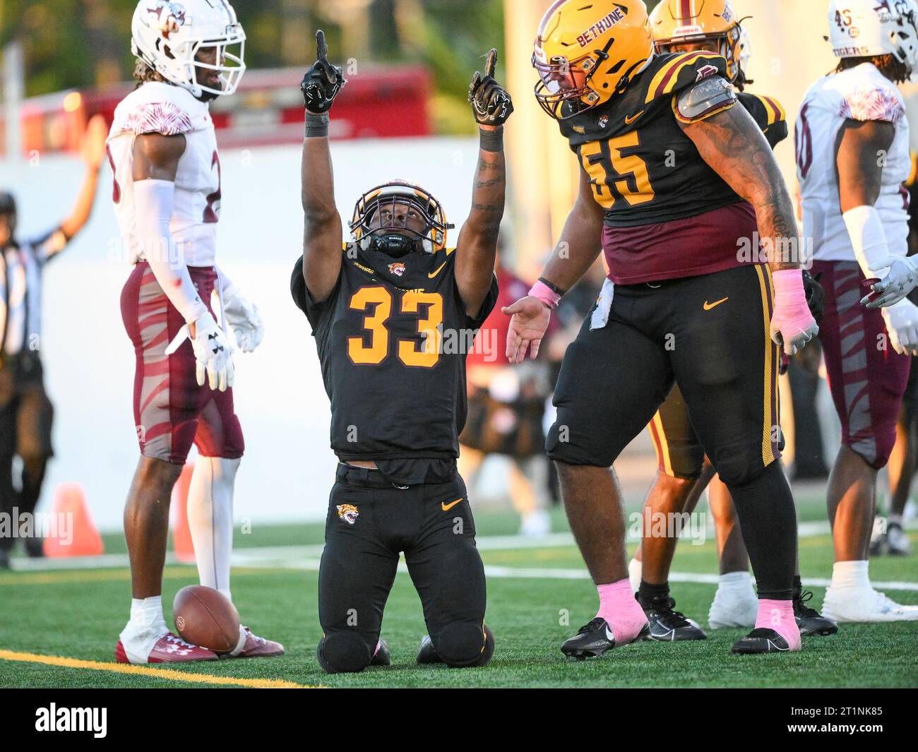 October 14, 2023 Bethune Cookman running back Jaiden Bivens (33