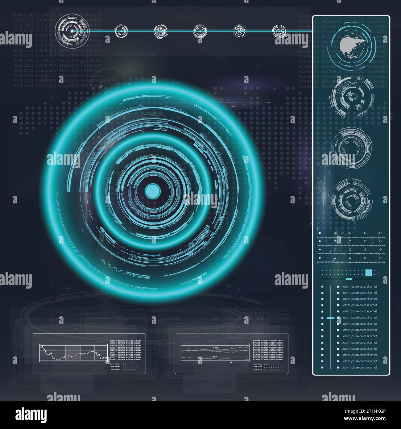 Hud display Stock Vector Images Alamy