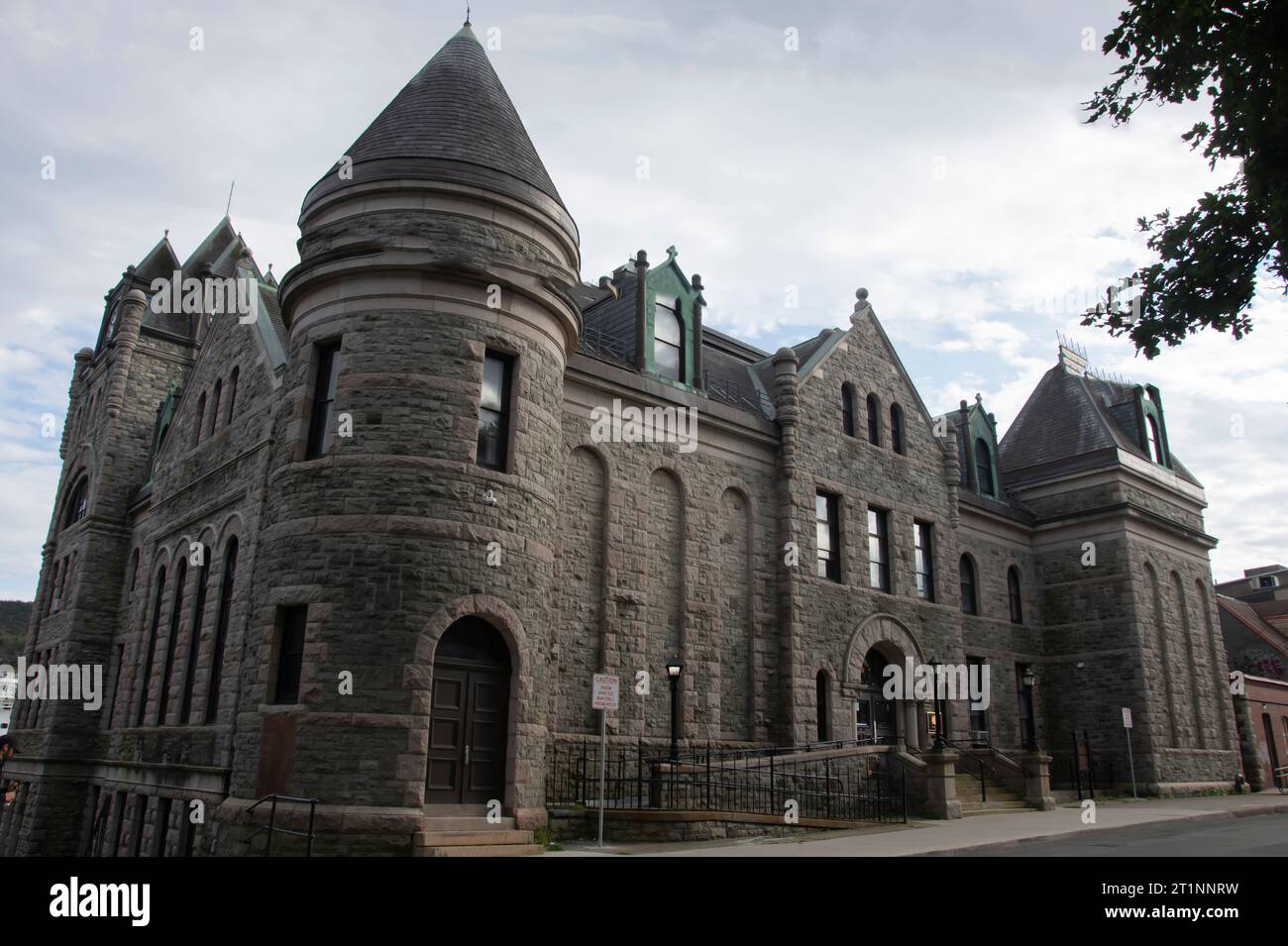 Law courts on Duckworth Street in St. John's, Newfoundland & Labrador