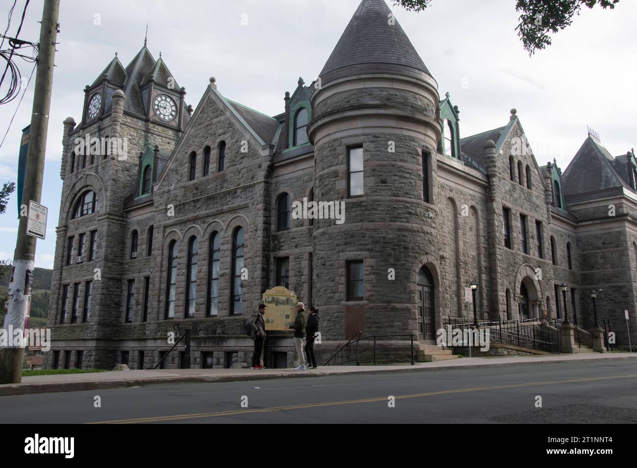 Law courts on Duckworth Street in St. John's, Newfoundland & Labrador