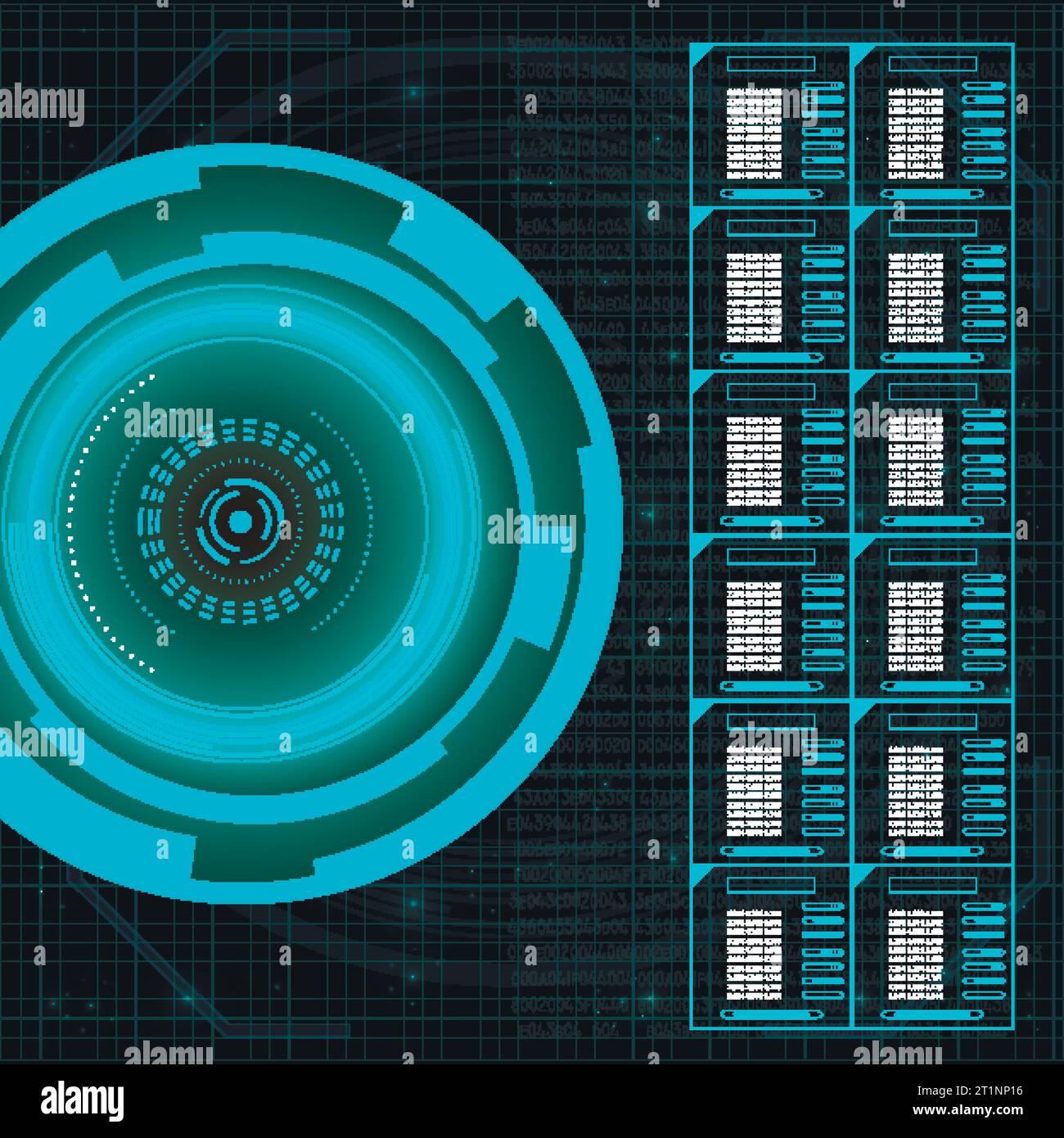 Modern Sci-Fi Web UI Stock Vector Image & Art - Alamy