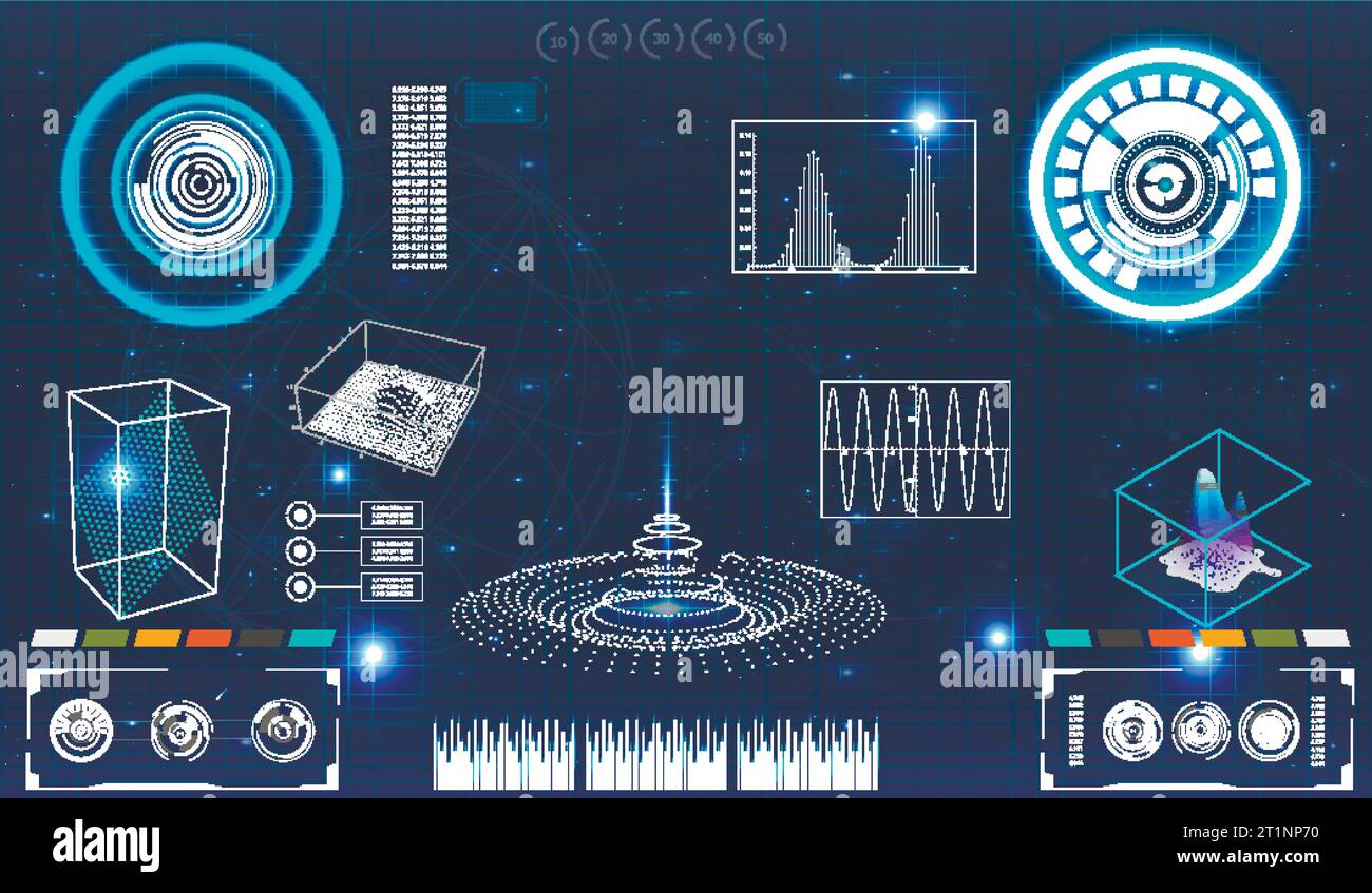 Car hud interface Stock Vector Images - Alamy