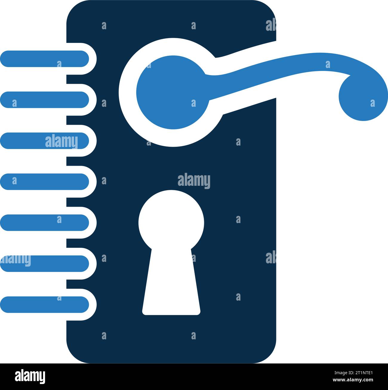 Doorknob, handle icon - Perfect use for print media, web, stock images, commercial use or any kind of design project. Stock Vector