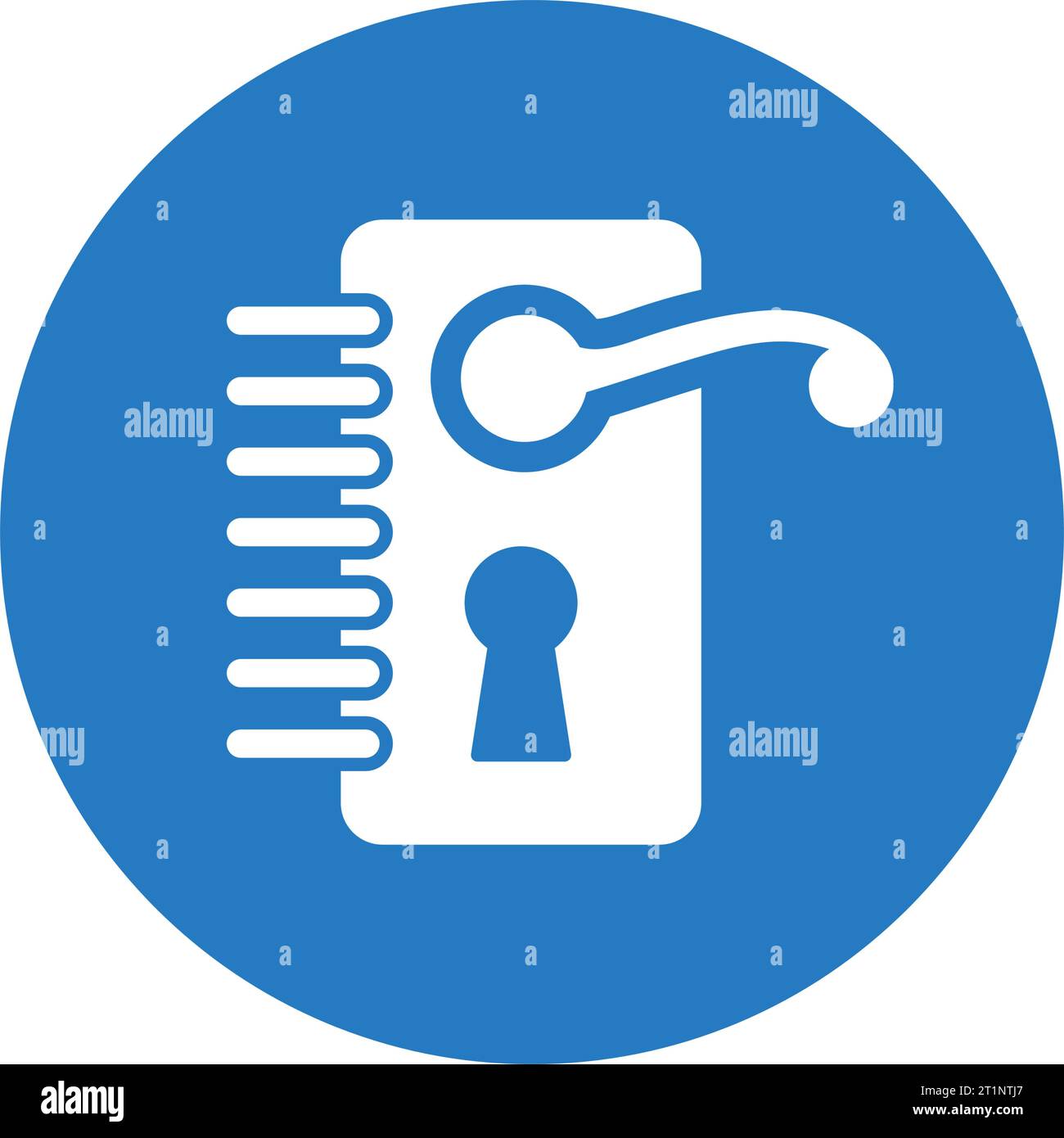 Doorknob, handle icon - Perfect use for print media, web, stock images, commercial use or any kind of design project. Stock Vector
