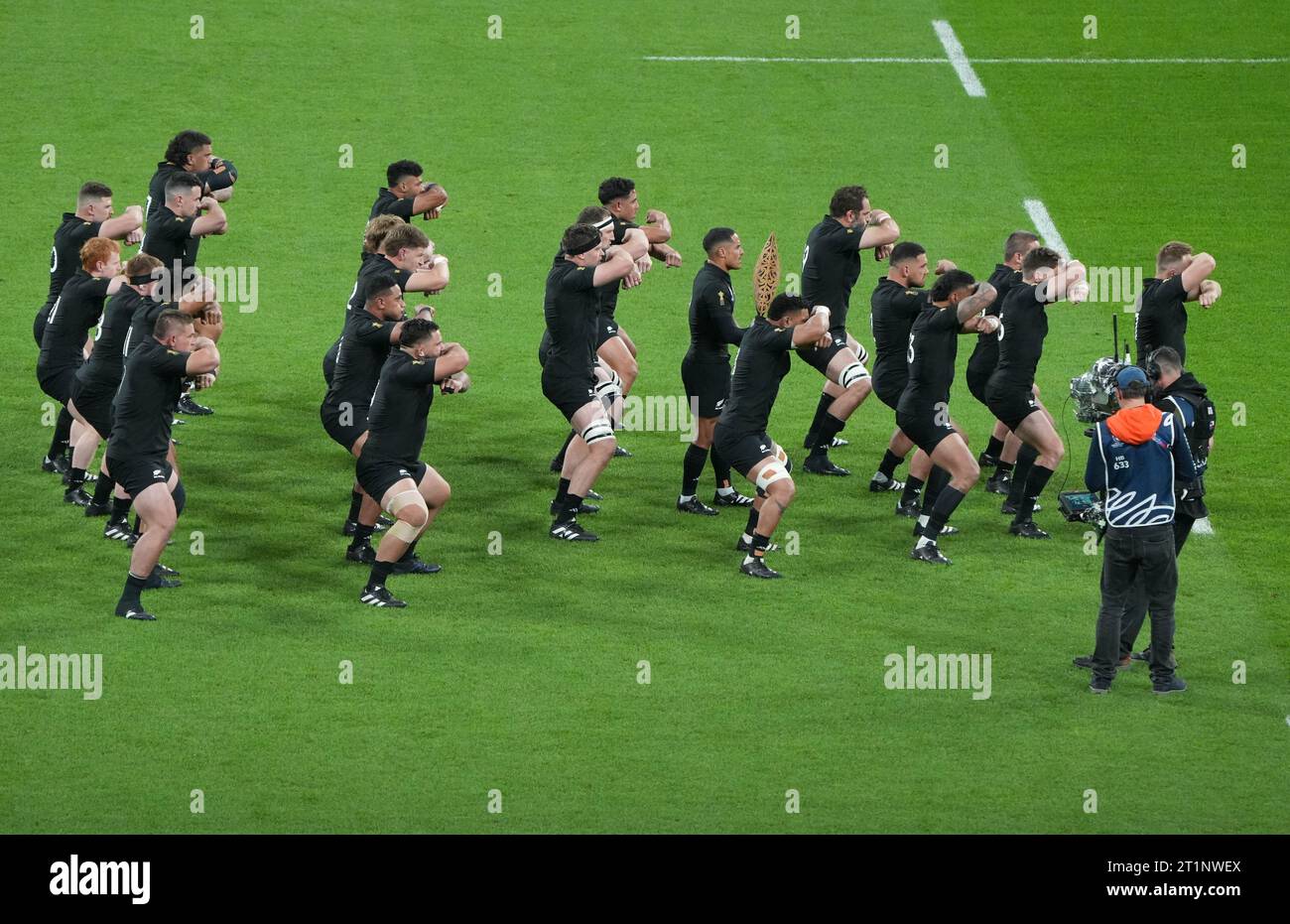 Haka of New Zealand, Kapa o Pango during the World Cup 2023, Quarter