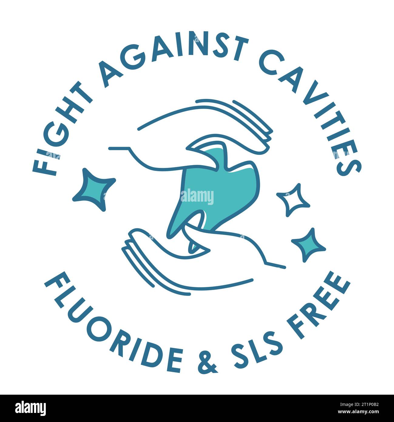 Thorough care and prevention of cavities with fluoride free toothpaste