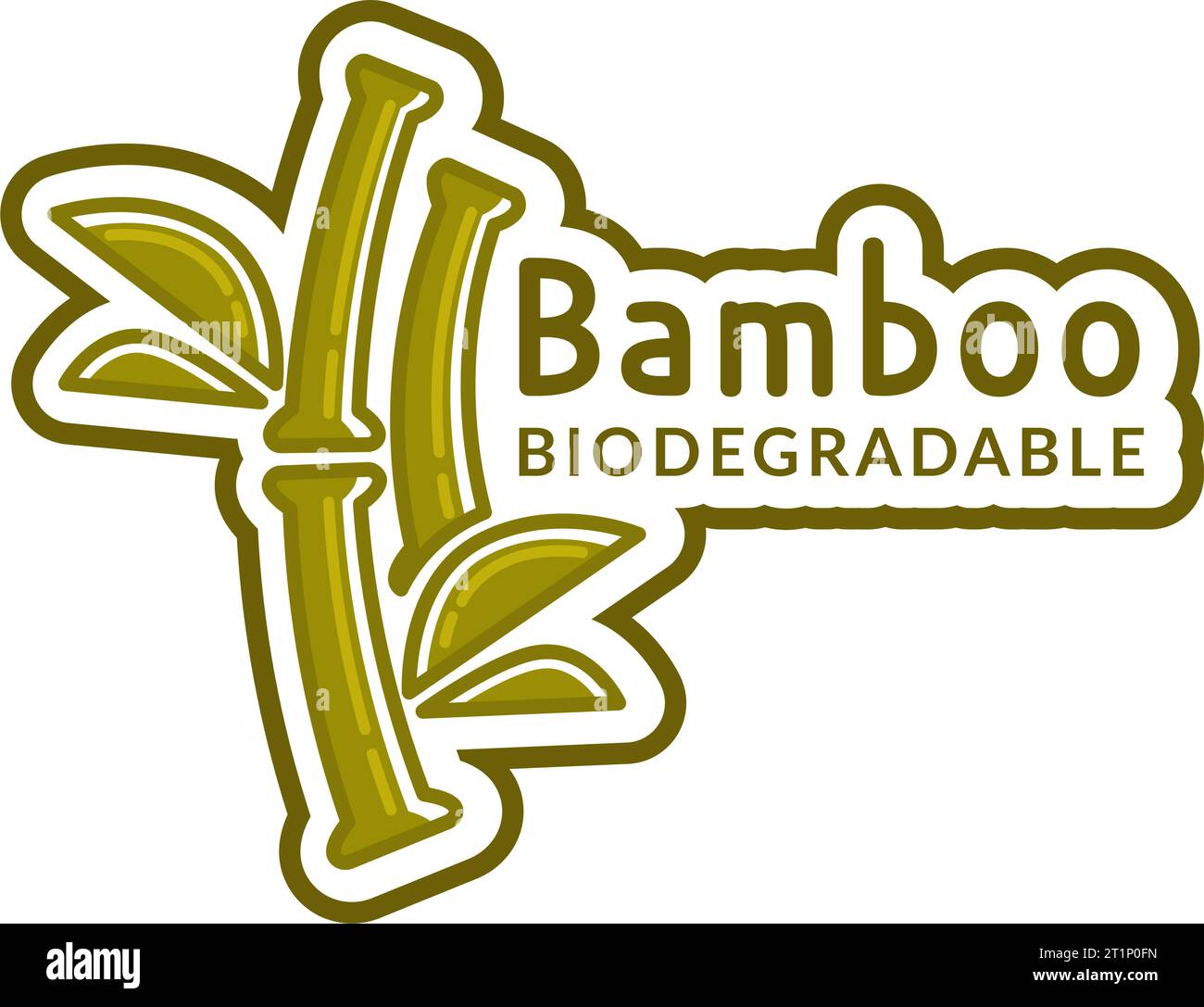 Biodegradable products and packaging Stock Vector Images - Alamy