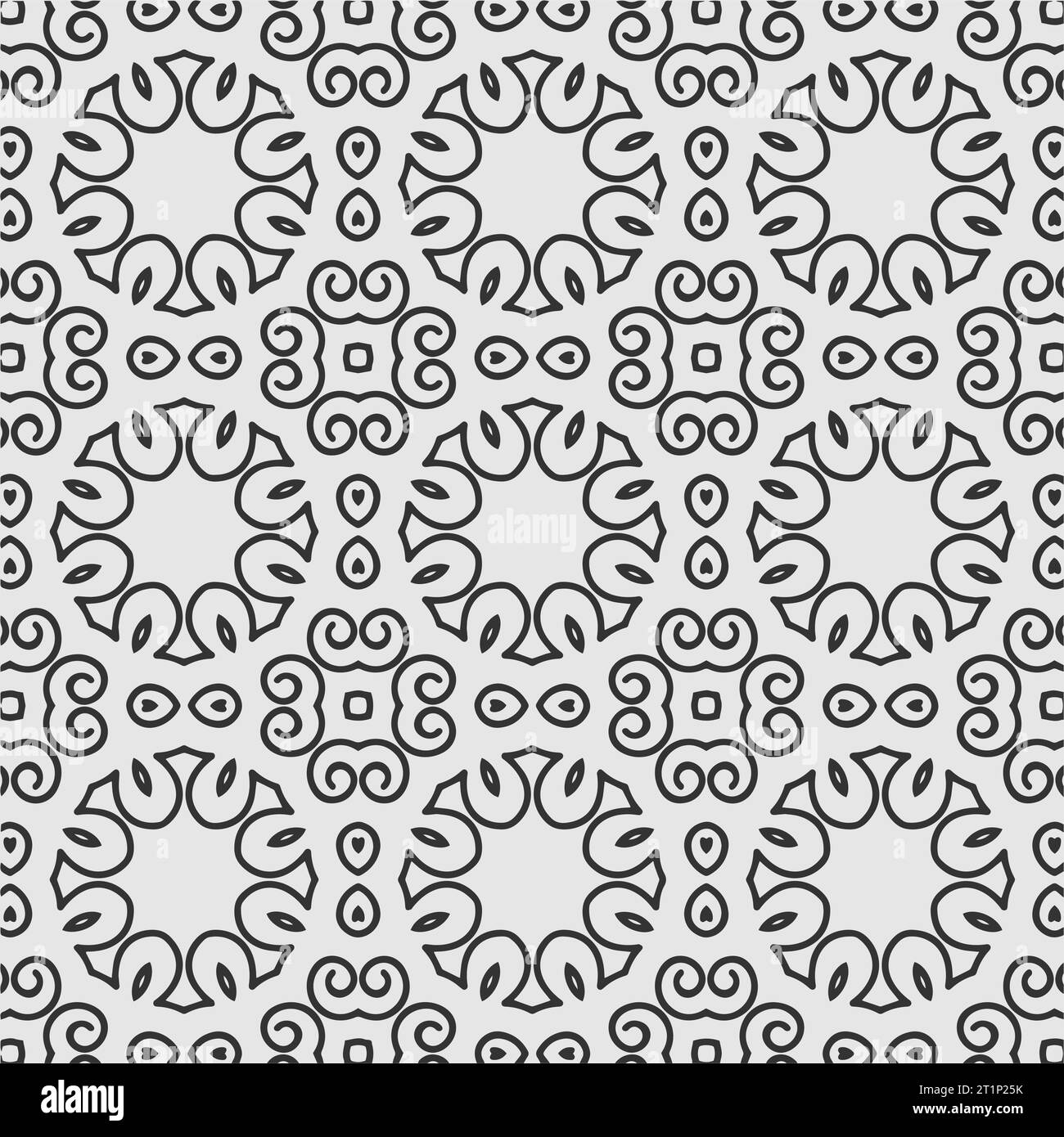 vector geometric pattern coloring page design Stock Vector Image & Art ...