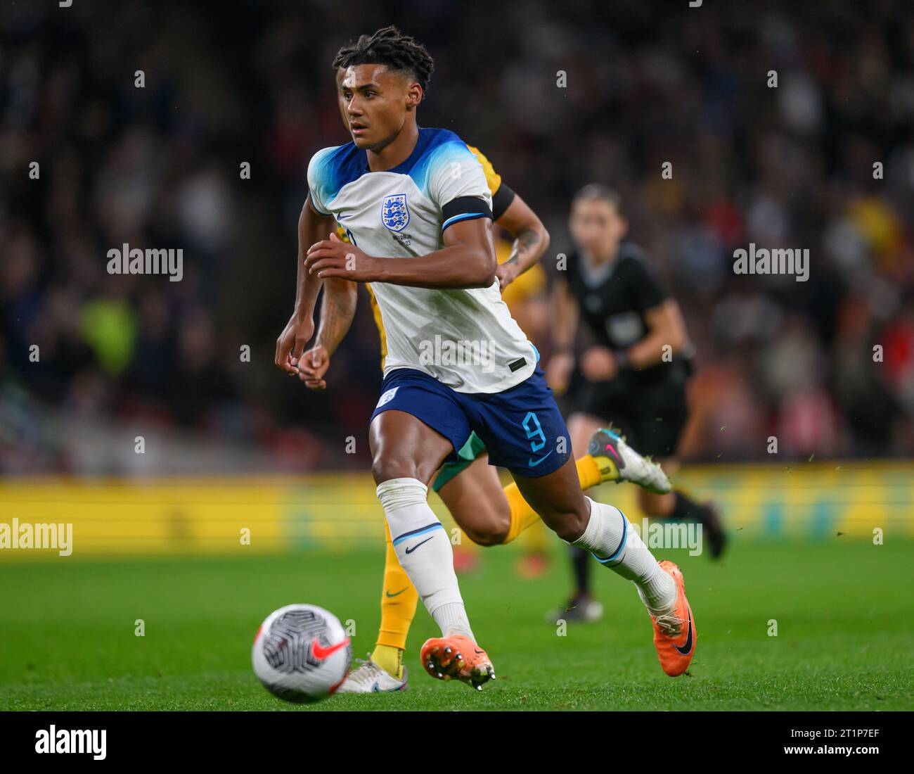 13 Oct 2023 - England v Australia - International Friendly - Wembley Stadium. England's Ollie Watkins during the match against Australia. Picture : Mark Pain / Alamy Live News Stock Photo