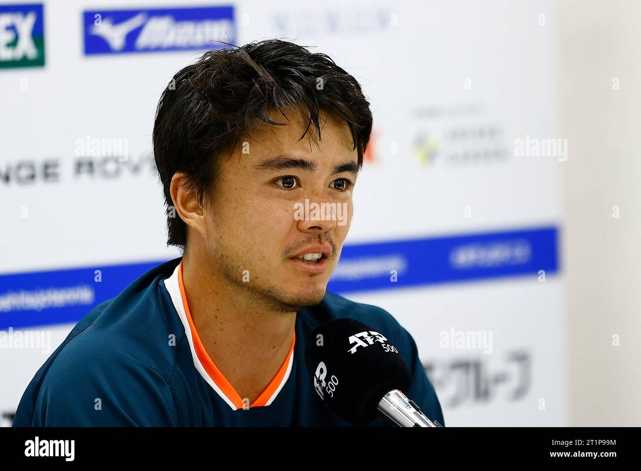 Tokyo, Japan. 15th Oct, 2023. Japanese professional tennis player Taro