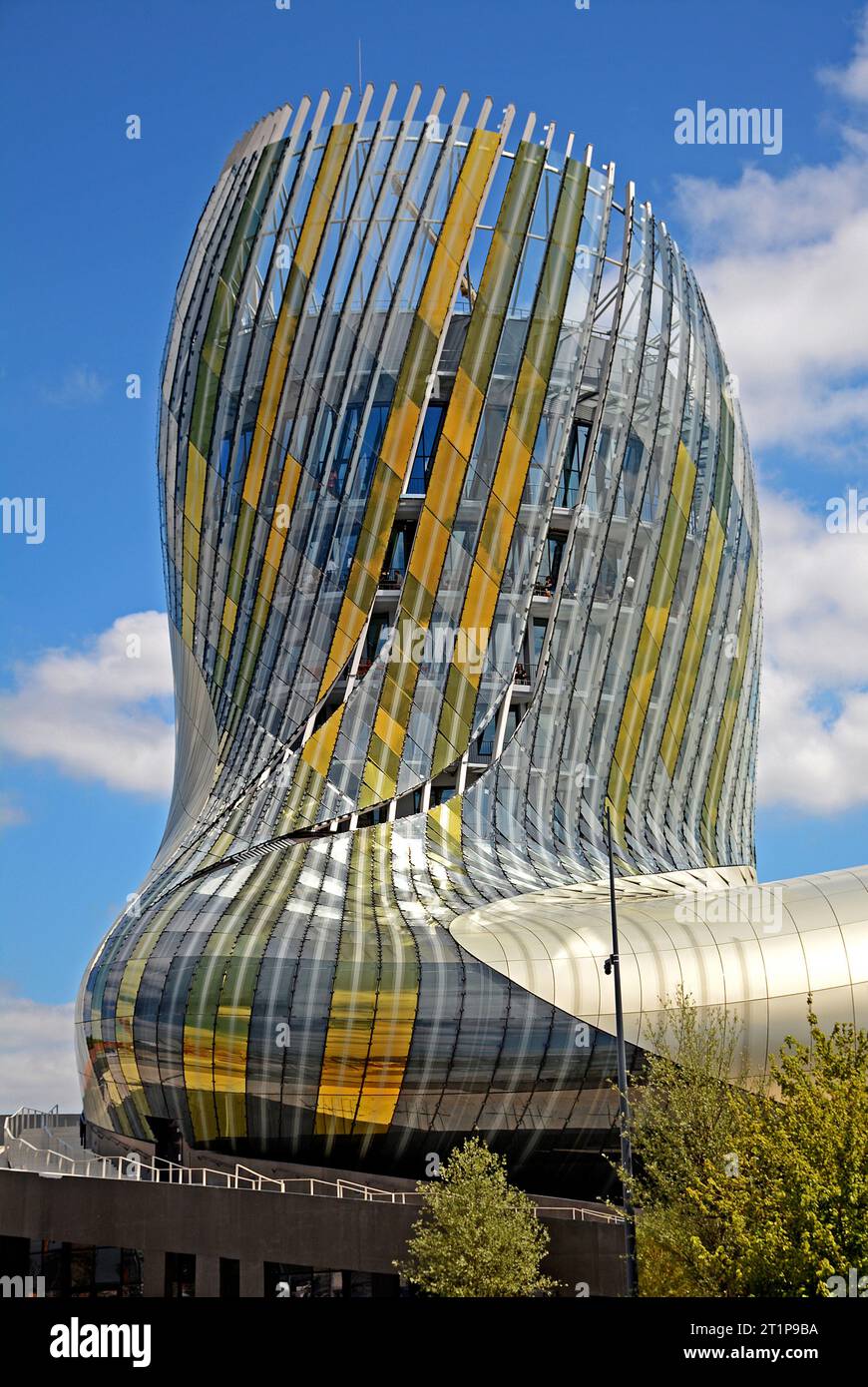 La cite du vin museum, Bordeaux, Gironde, France Stock Photo