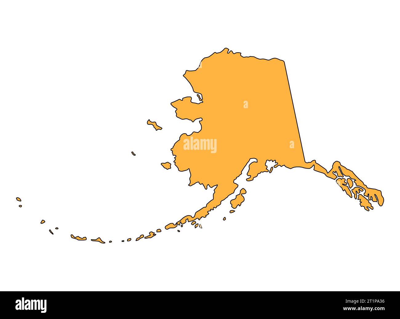 Alaska map shape united states - Alaska Map Shape United States Of America Flat Concept Icon Symbol Vector Illustration 2T1PA36 