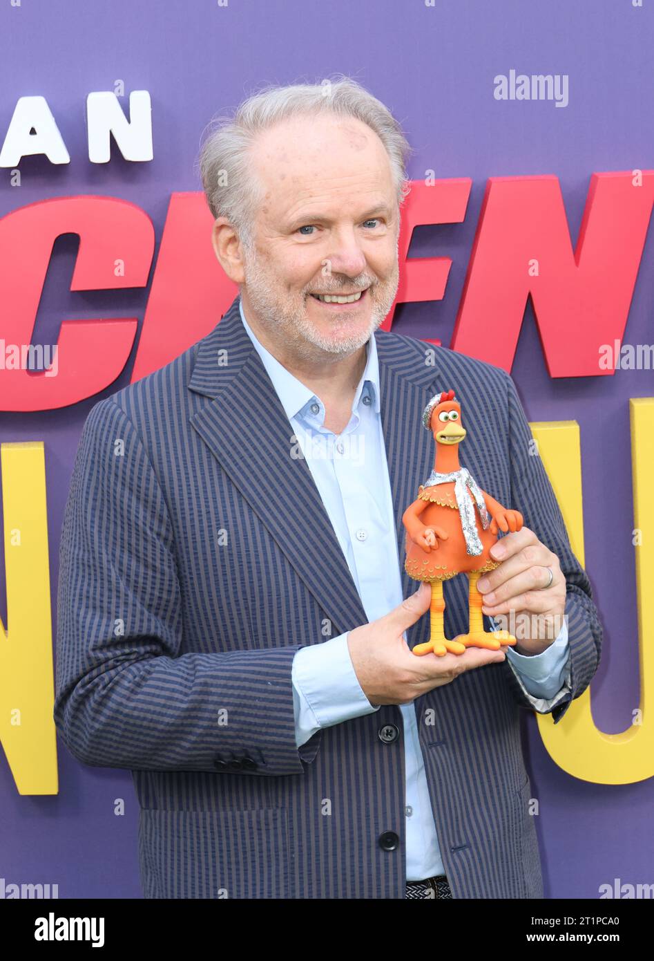 Nick Park and Chicken character Ginger, Chicken Run Dawn of the Nugget