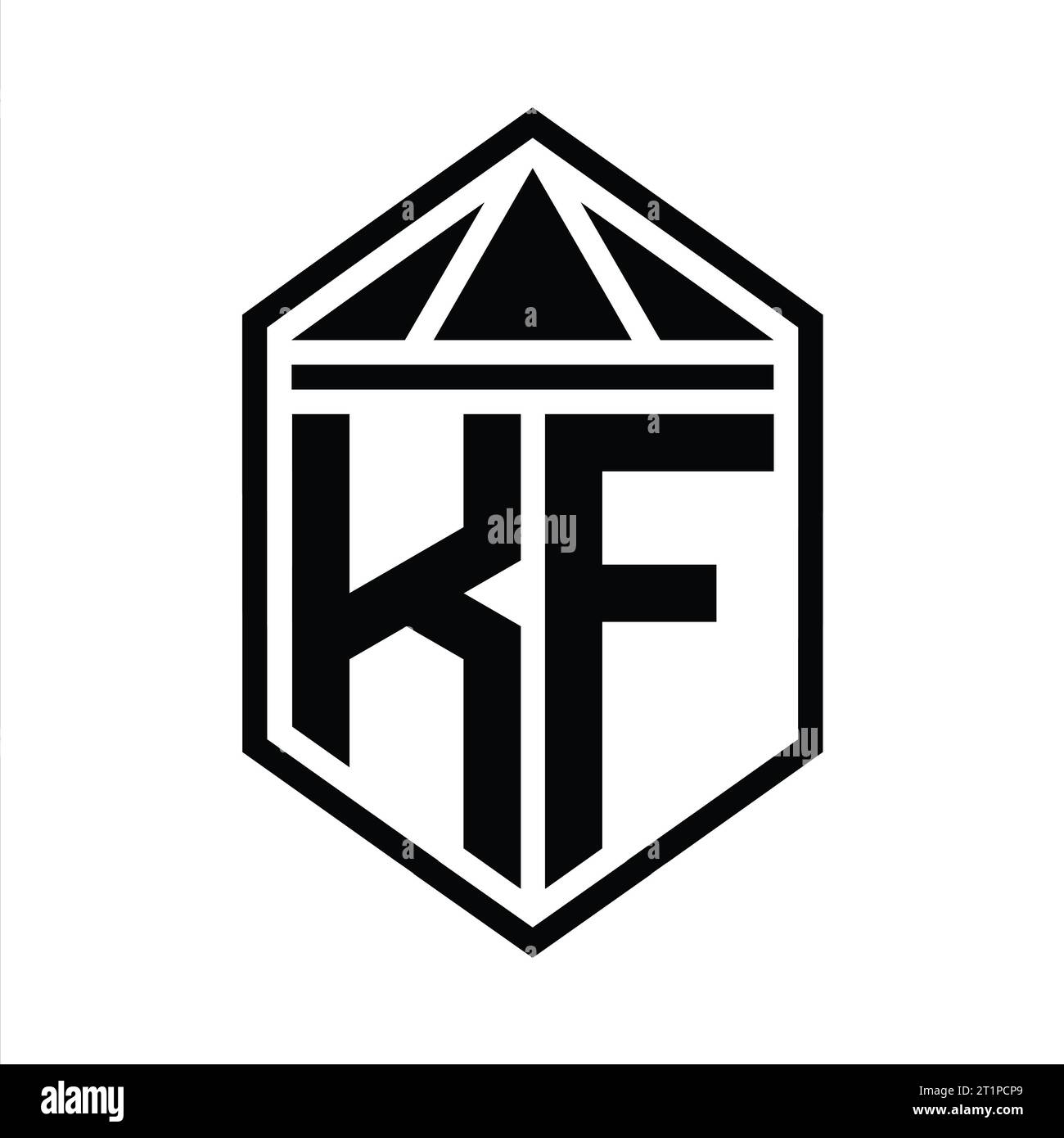 Letter kf logo hi-res stock photography and images - Alamy