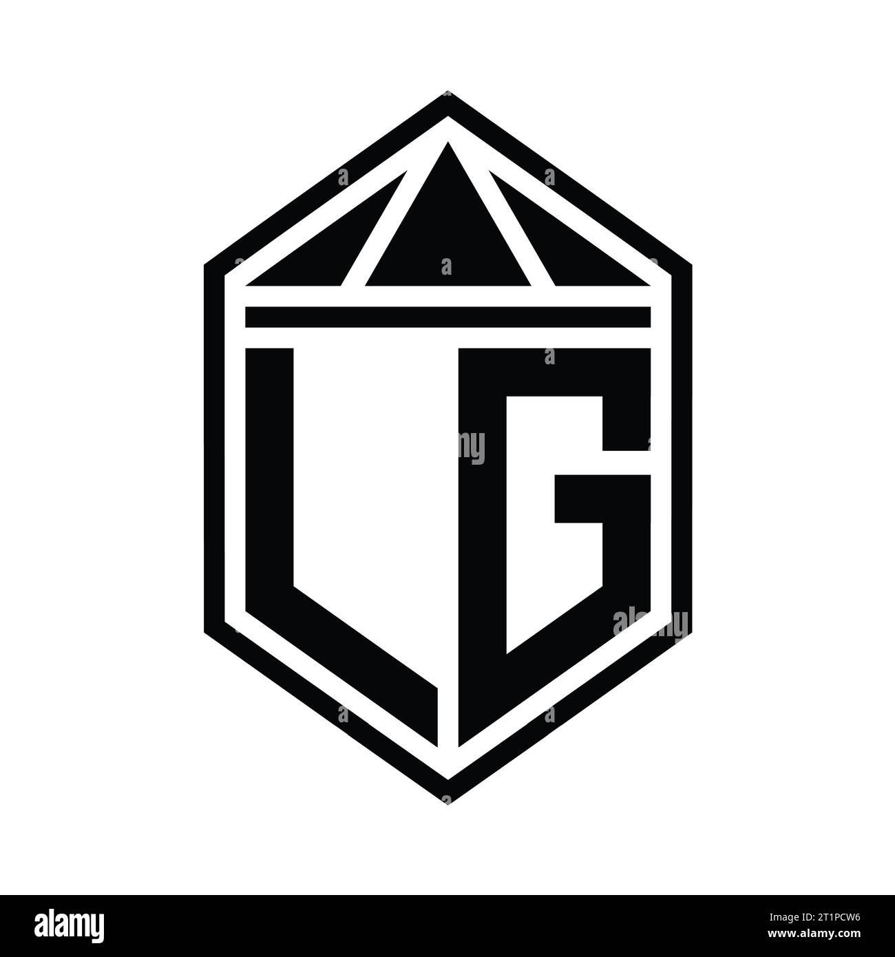 Lg Letter Monogram Lettermark Vector Icon Stock Illustration - Download  Image Now - Abstract, Business, Design - iStock