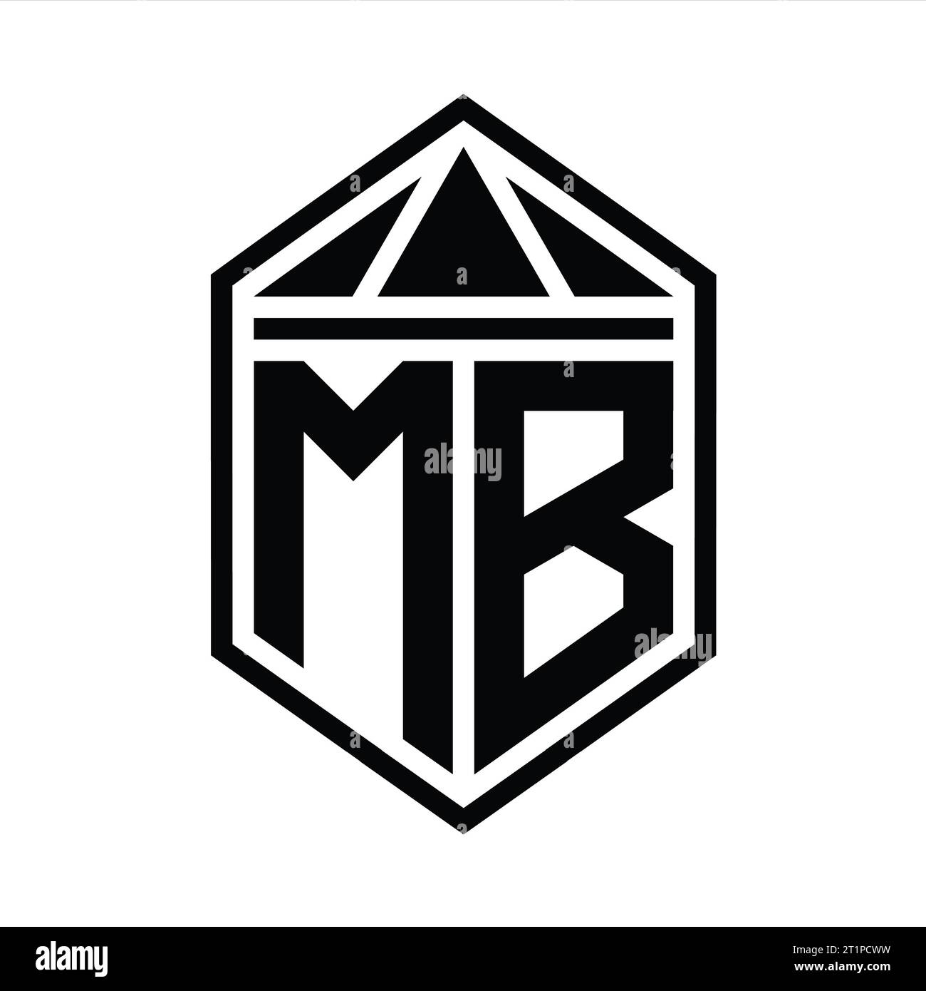 Ma logo monogram with shield around crown shape Vector Image