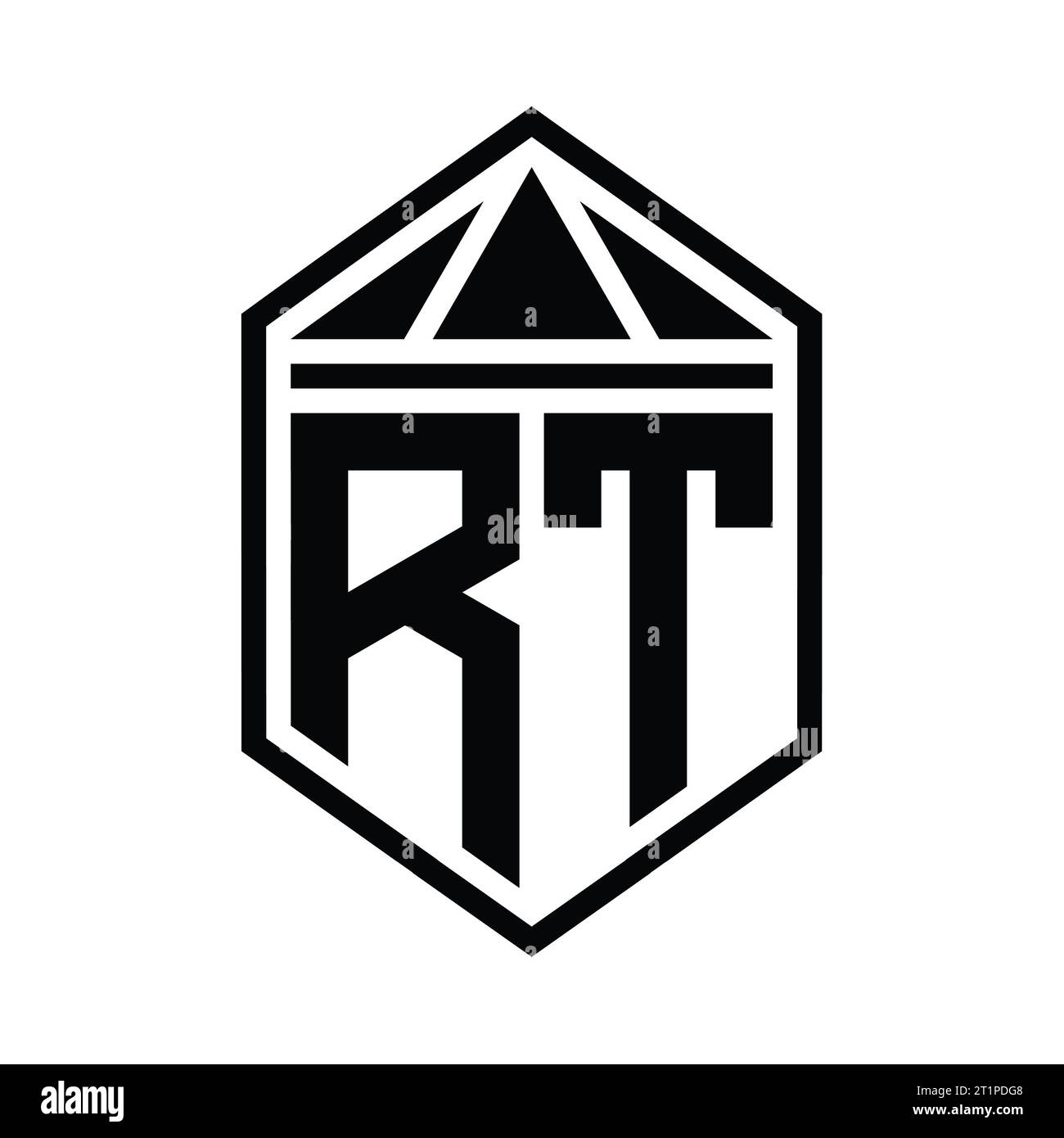 Vintage Monogram RT TR Digital Download R T 