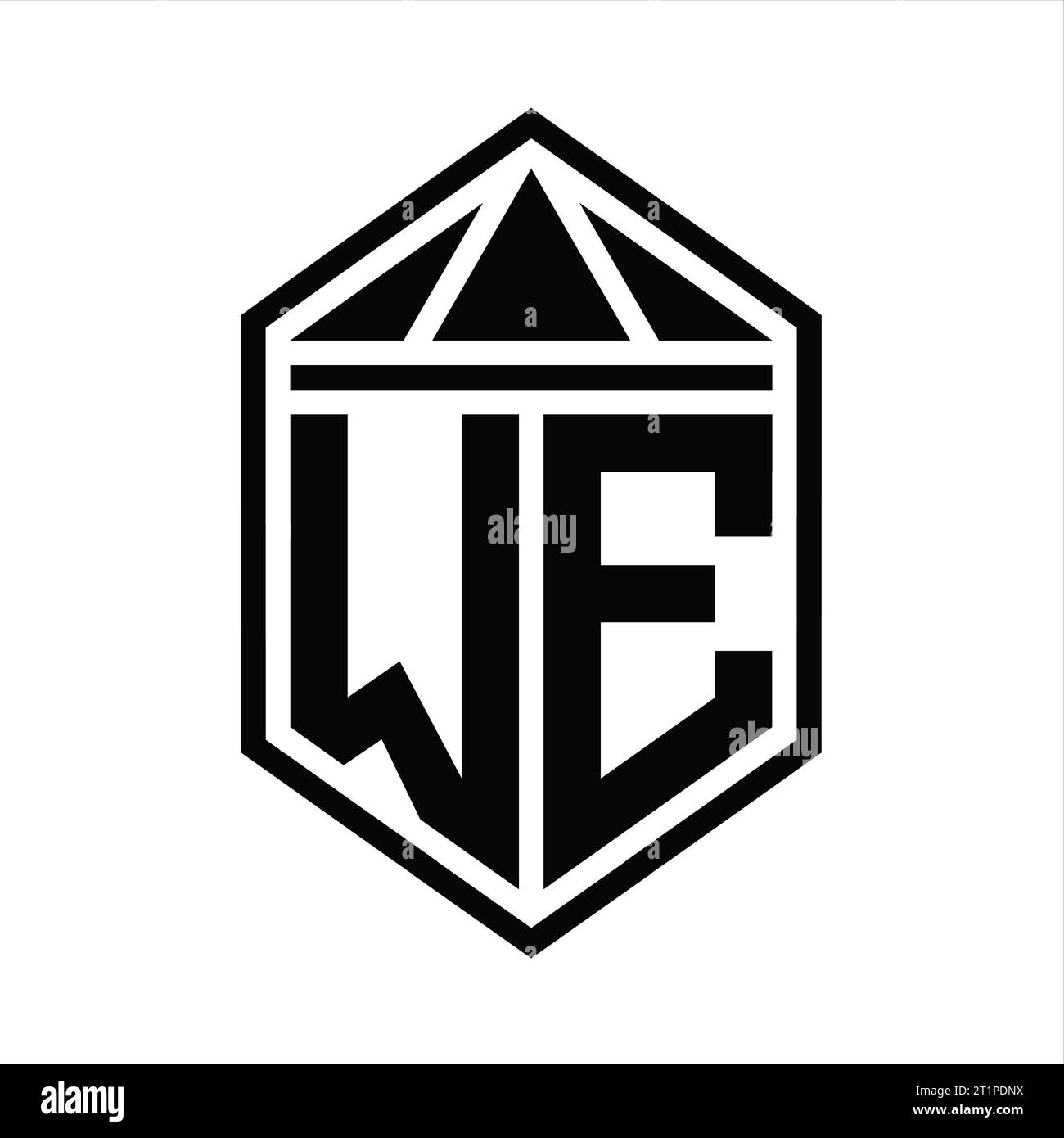 Modern crown logo hi-res stock photography and images - Alamy