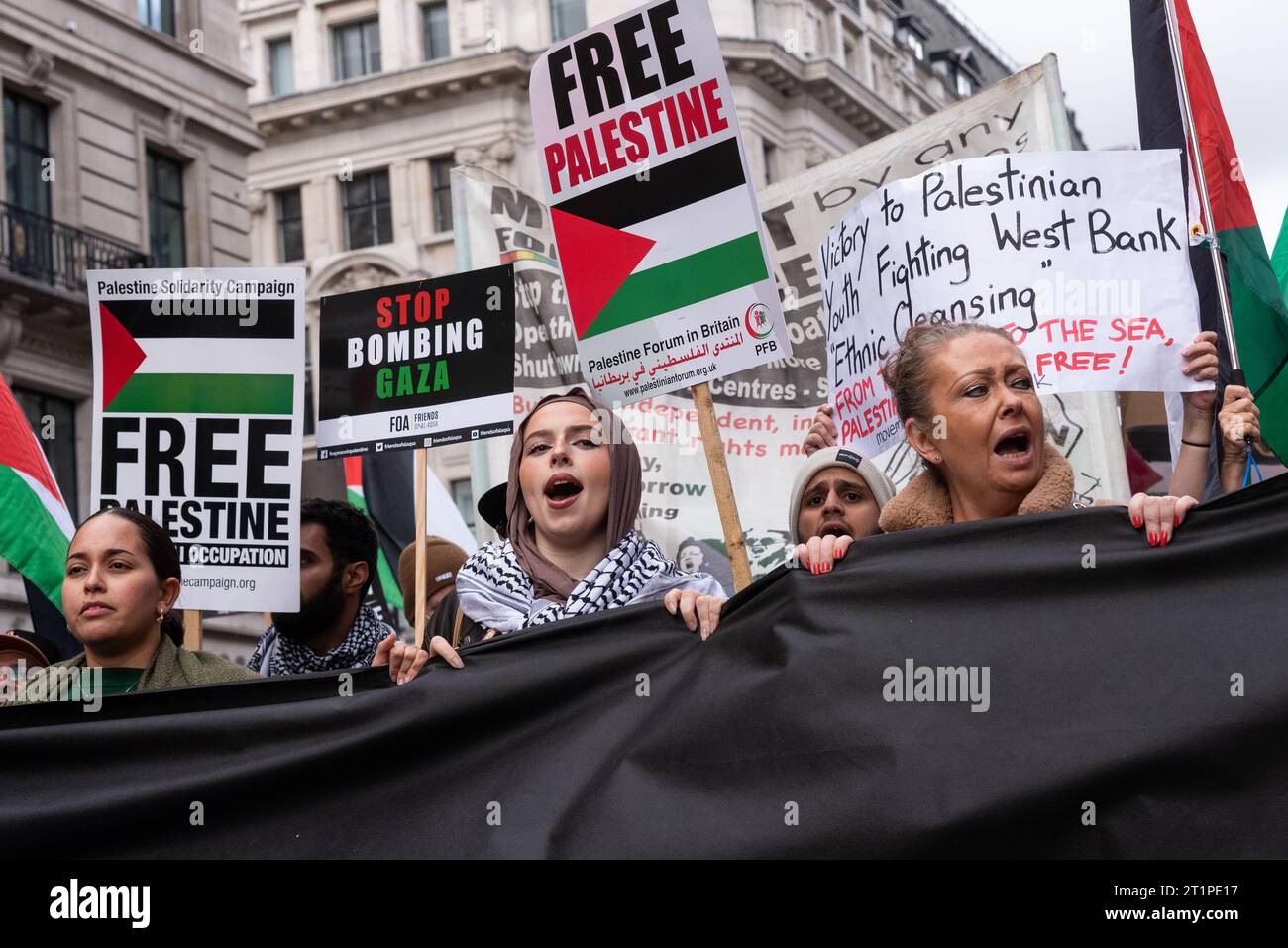 Protest For Palestine After Escalation Of Military Action In The Gaza ...