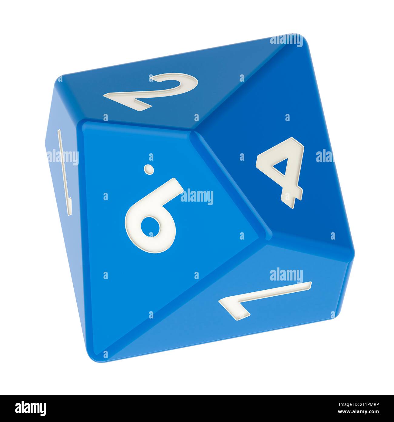 3 d4 dice isolated on white Stock Photo - Alamy