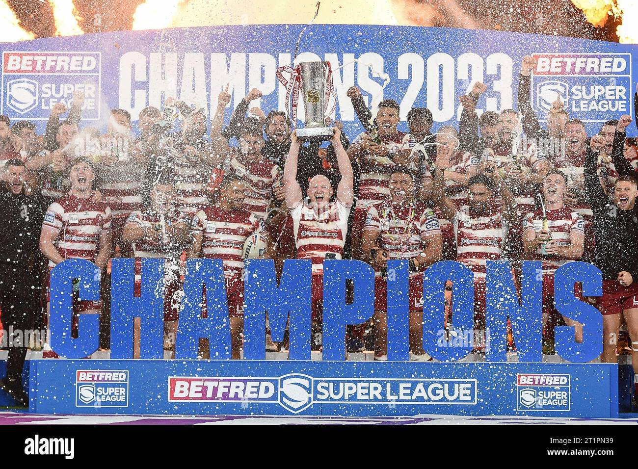 Manchester, England 14th October 2023 Wigan Warriors champions trophy