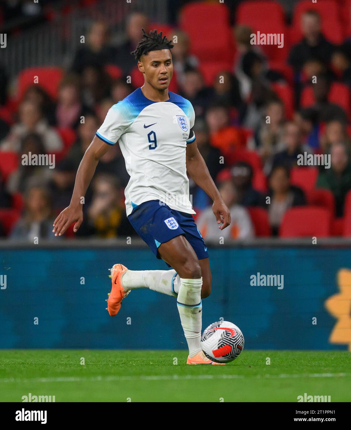 13 Oct 2023 - England v Australia - International Friendly - Wembley Stadium. England's Ollie Watkins during the match against Australia. Picture : Mark Pain / Alamy Live News Stock Photo