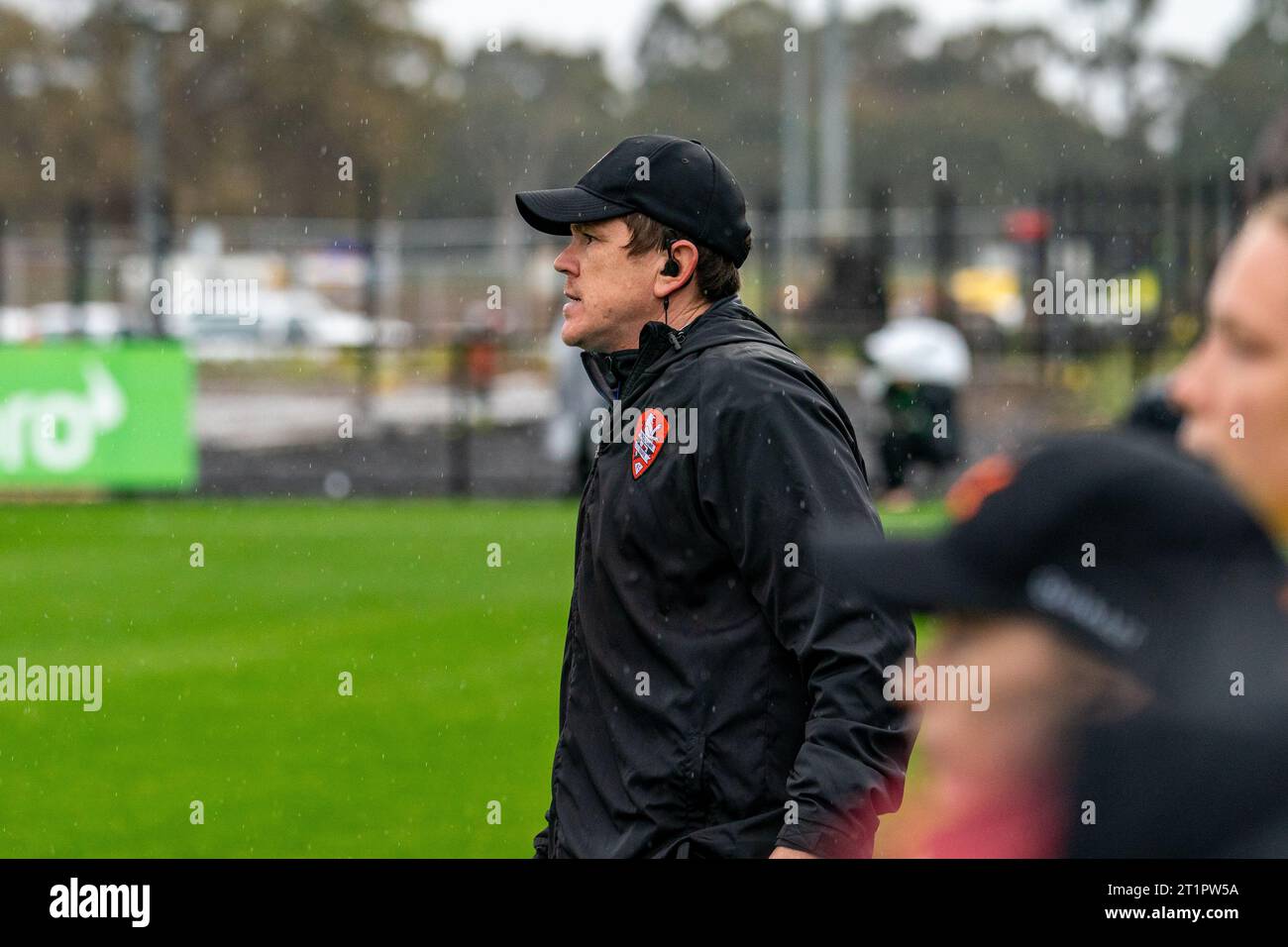 Bundoora, Australia. 15 October, 2023. Brisbane Roar Coach Garrath