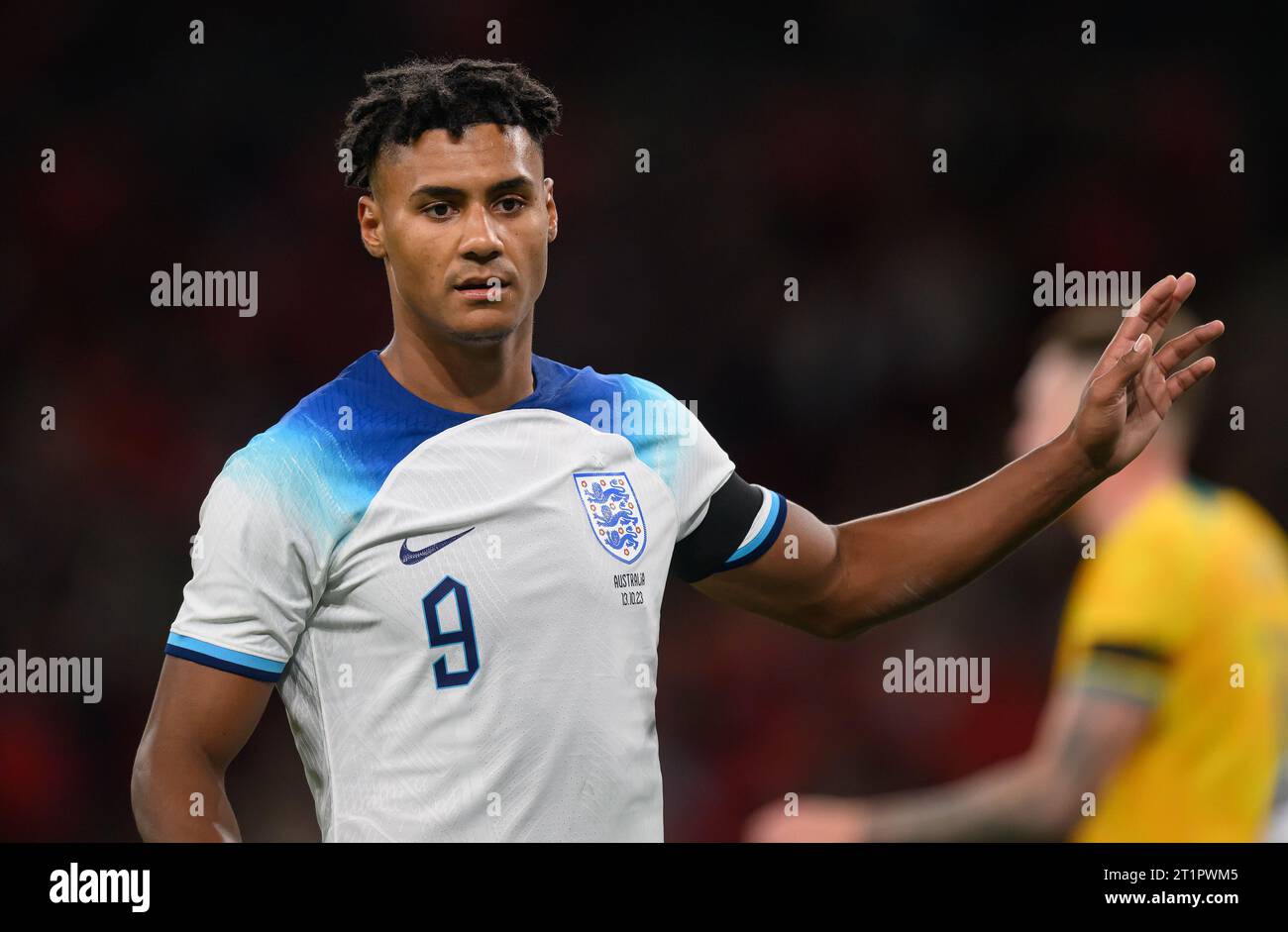 13 Oct 2023 - England v Australia - International Friendly - Wembley Stadium. England's Ollie Watkins during the match against Australia. Picture : Mark Pain / Alamy Live News Stock Photo