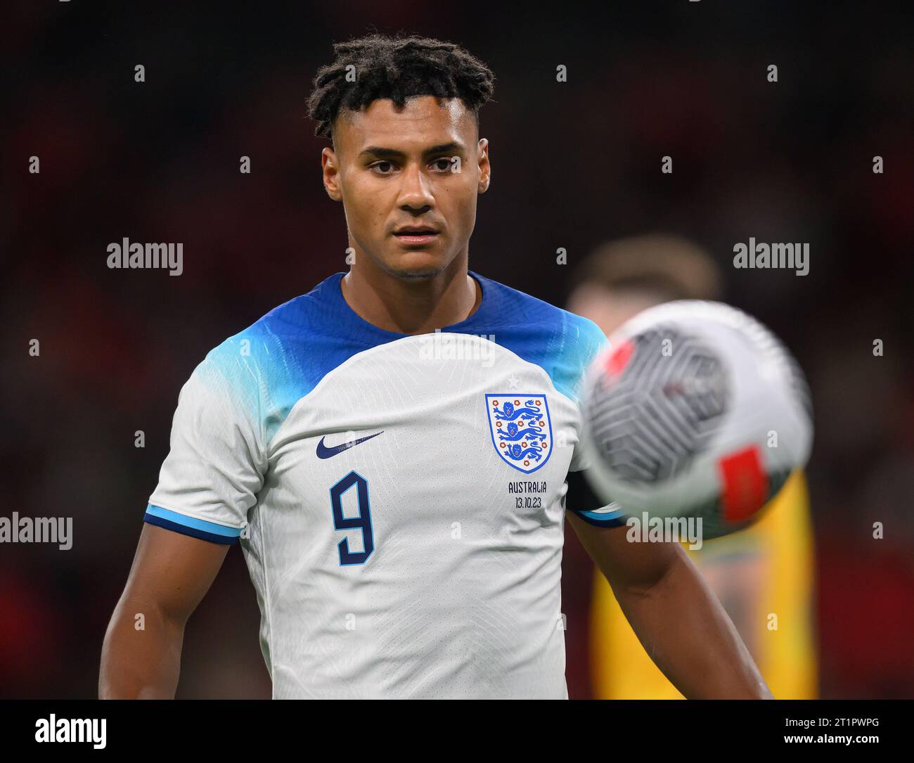 13 Oct 2023 - England v Australia - International Friendly - Wembley Stadium. England's Ollie Watkins during the match against Australia. Picture : Mark Pain / Alamy Live News Stock Photo