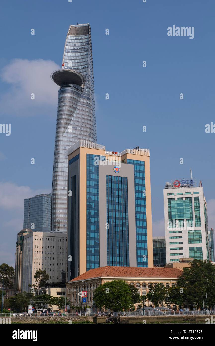 Ho Chi Minh, Vietnam. Bitexco Financial Tower. Stock Photo