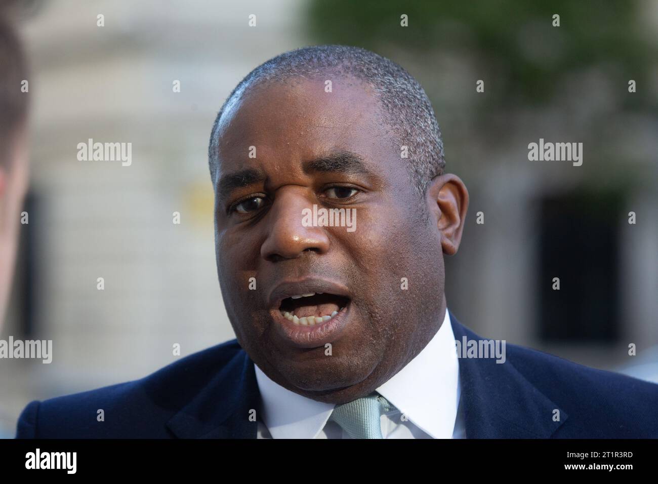 London England UK 15th Oct 2023 Shadow Foreign Secretary DAVID   London England Uk 15th Oct 2023 Shadow Foreign Secretary David Lammy Is Seen Outside Bbc As He Appears On Laura Kuenssberg Show Credit Image Tayfun Salcizuma Press Wire Editorial Usage Only! Not For Commercial Usage! 2T1R3RD 