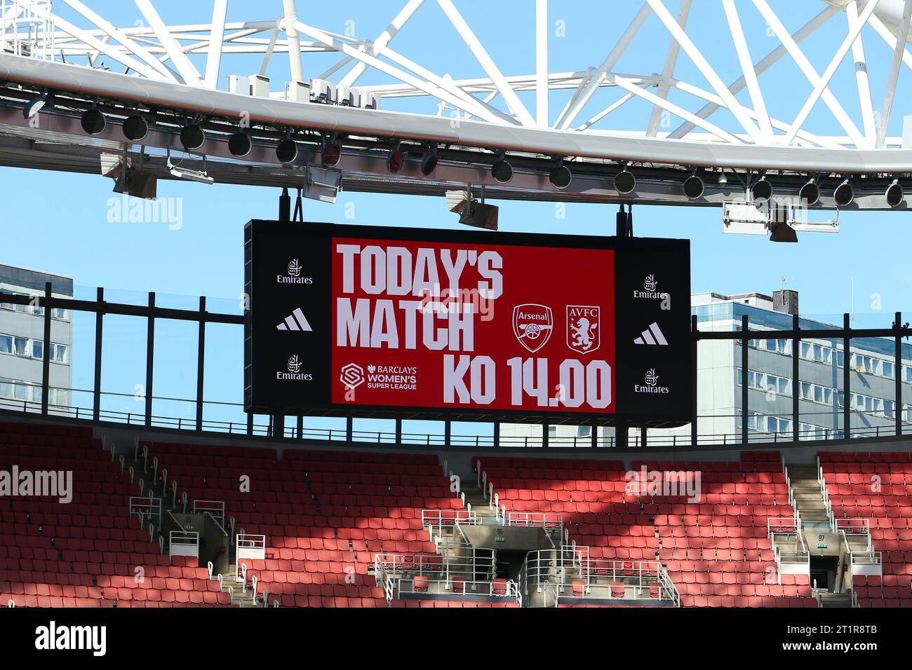 Emirates Stadium, London, UK. 15th Oct, 2023. Womens Super League ...