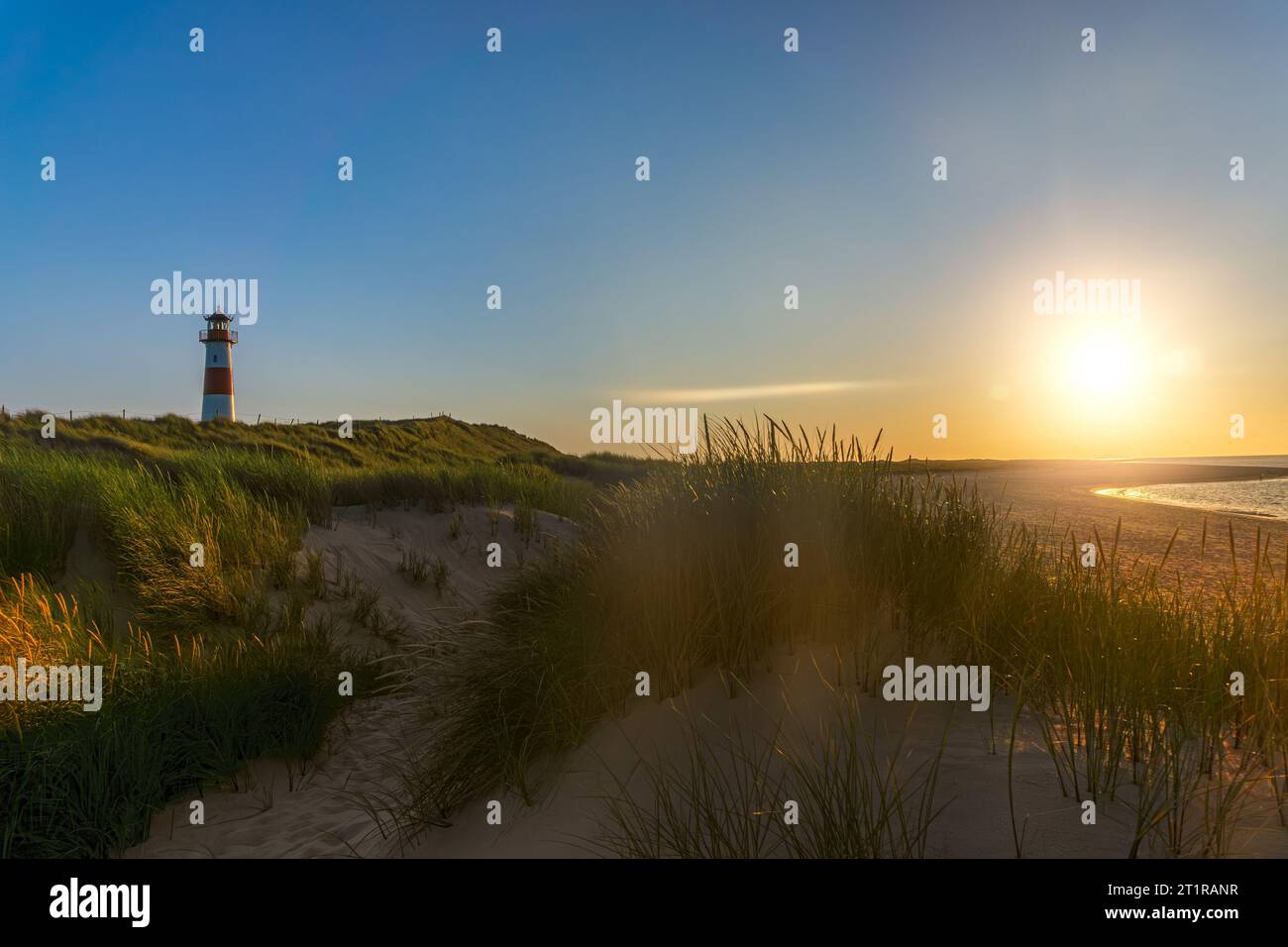 Ellenbogen Beach on the Island Sylt Stock Photo