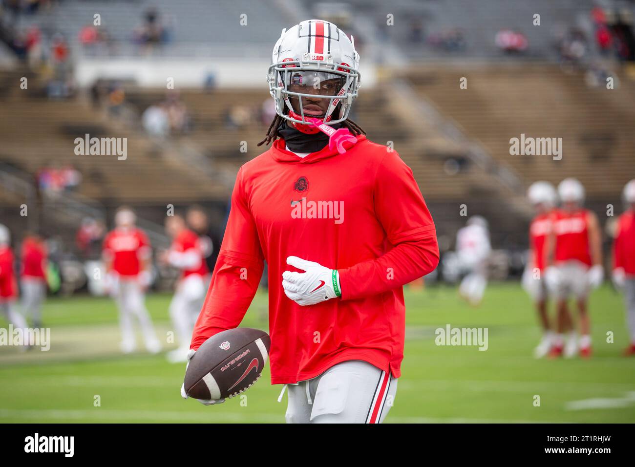 West Lafayette, Indiana, USA. 14th October, 2023. Marvin Harrison Jr