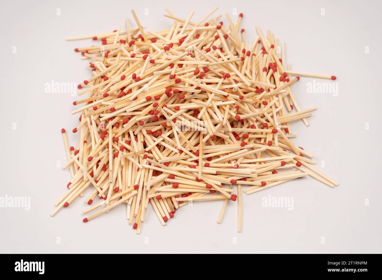 Pile of matchsticks Stock Photo - Alamy