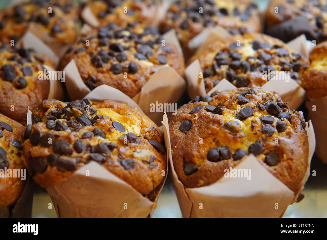 Chocolate chip bread pastry hi-res stock photography and images - Alamy