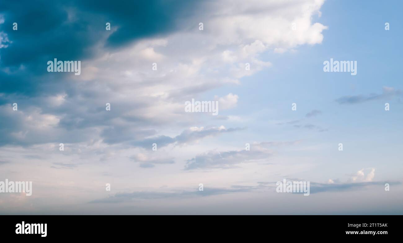 Sky and clouds atmosphere background. Blue colors Stock Photo - Alamy