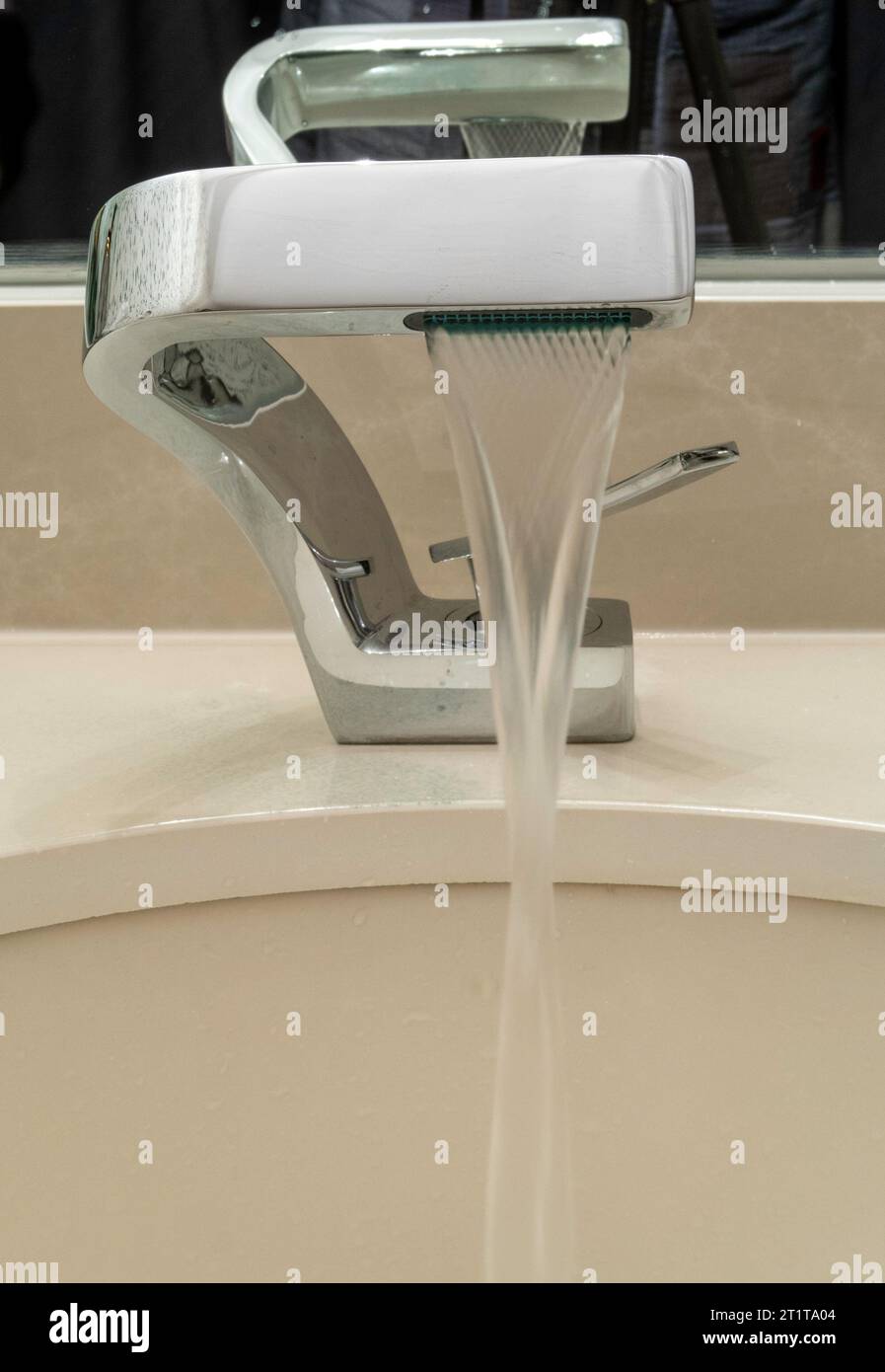 Bathroom Sink Faucet with Running Water 2023, USA Stock Photo Alamy