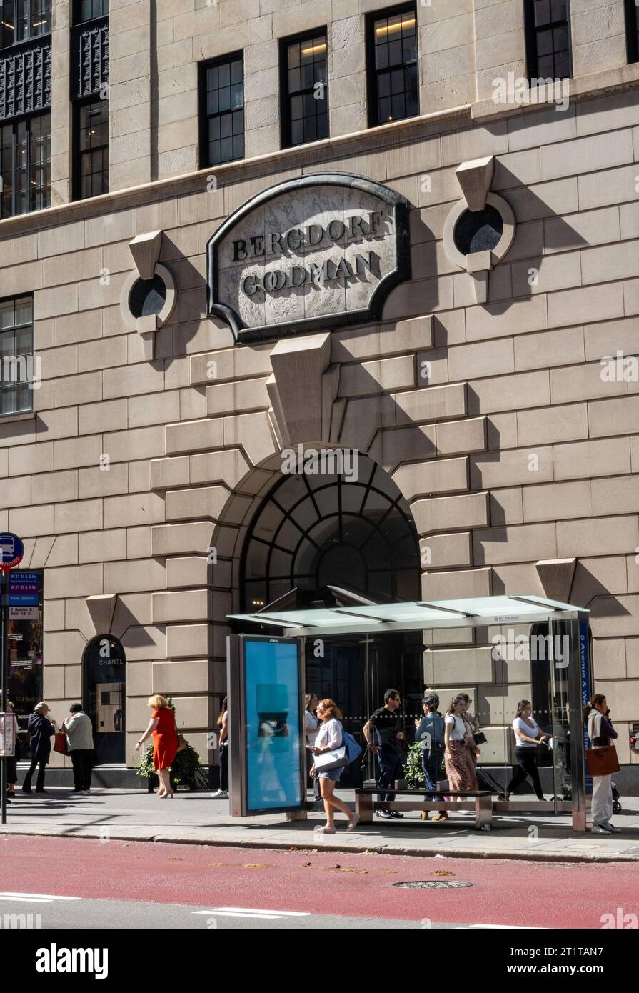 Bergdorf Goodman is a luxury department store on Fifth Avenue in New