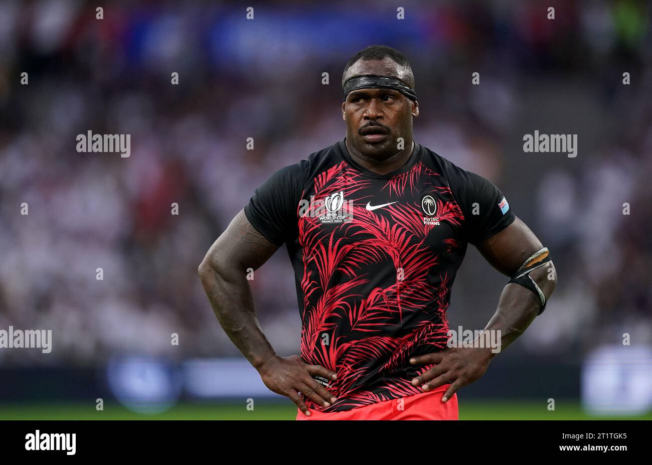 Fiji's Levani Botia during the Rugby World Cup 2023 quarter-final match at the Stade Velodrome in Marseille, France. Picture date: Sunday October 15, 2023. Stock Photo