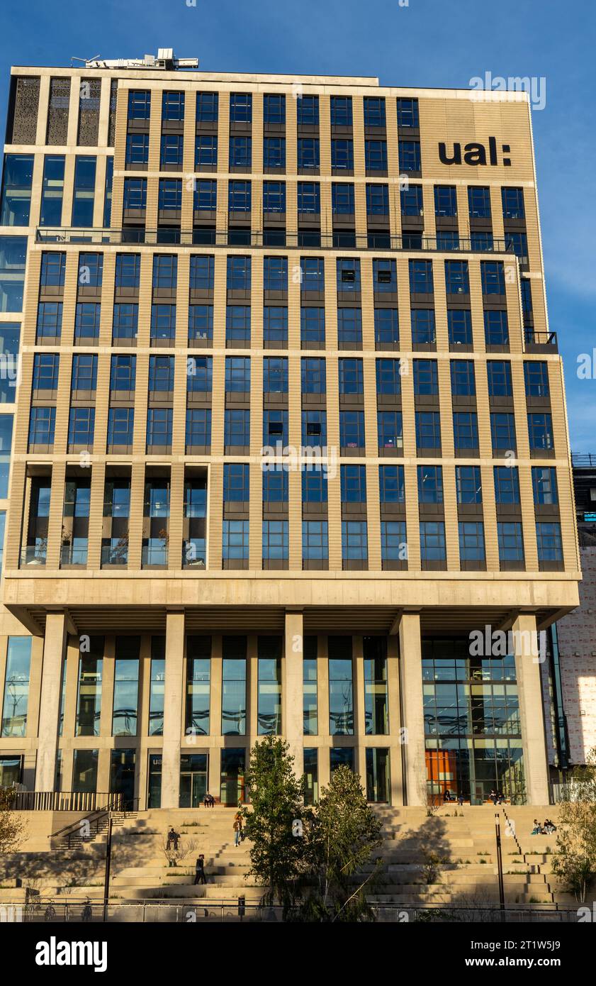 New University of the Arts London (UAL) building in Stratford London
