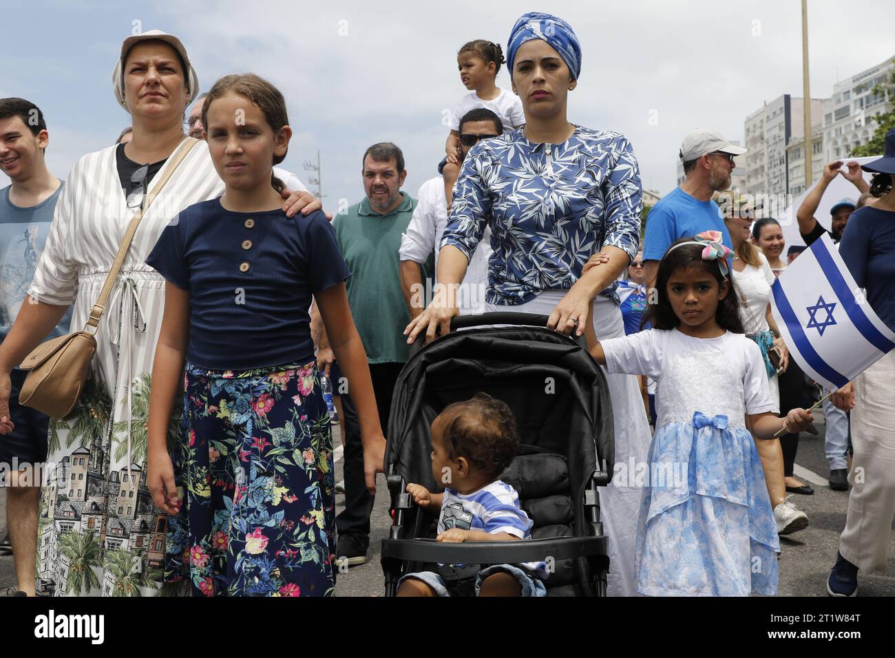 Jews Demonstrating Jewish community marches in support of Israel in the conflict with ...