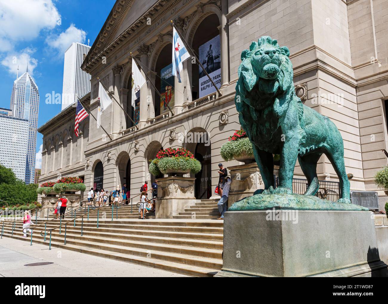 Art Institute of Chicago, Chicago, Illinois, USA Stock Photo