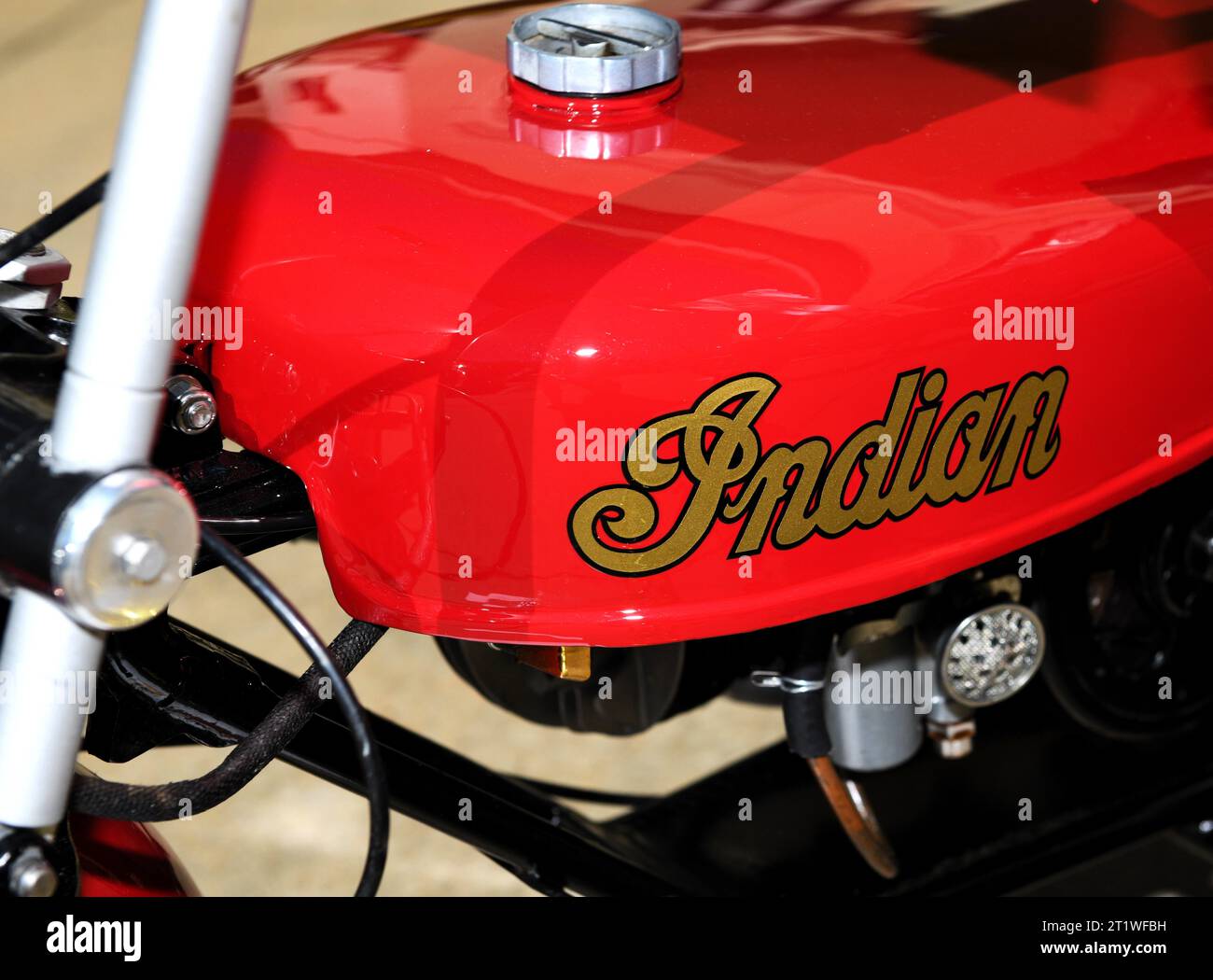 1940's Indian Papoose motorcycle Stock Photo Alamy