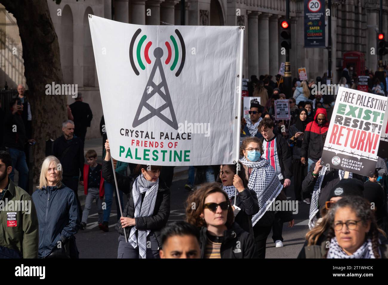 Protest for Palestine after escalation of military action in the Gaza