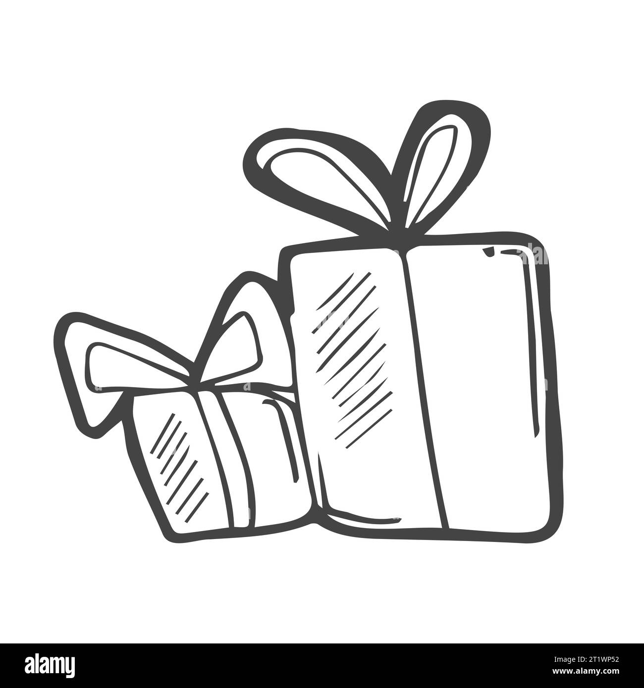 Hand Drawn Gift Boxes Icon Stock Vector Image Art Alamy pink-gift-box-gold-gift-boxes-purple-gift-blue-gift-christmas-gift