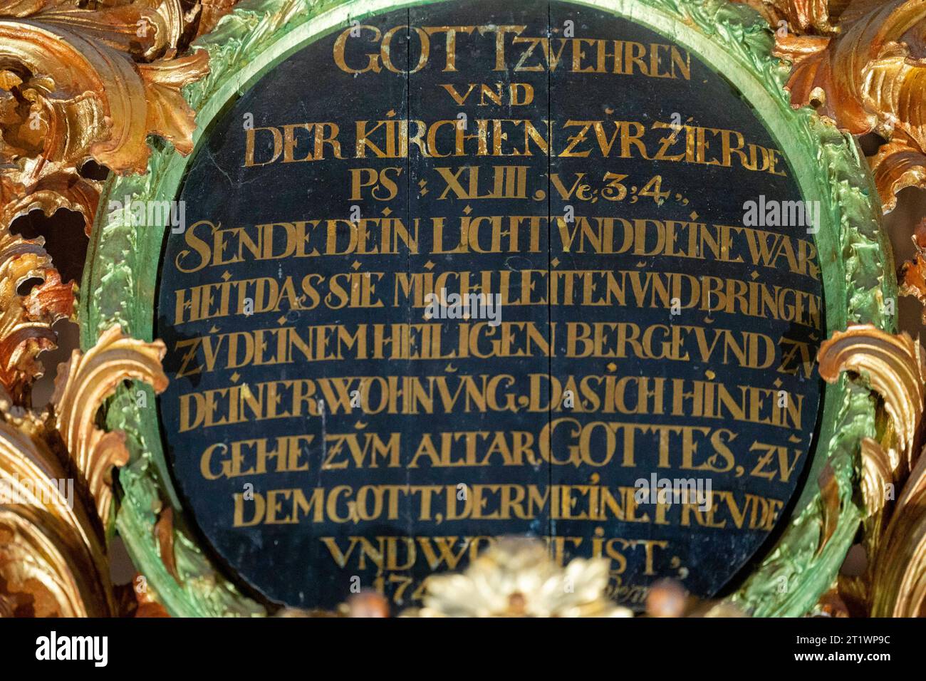 St. Martin Kirche Innenaufnahme, am 09.10.2023 in Tellingstedt