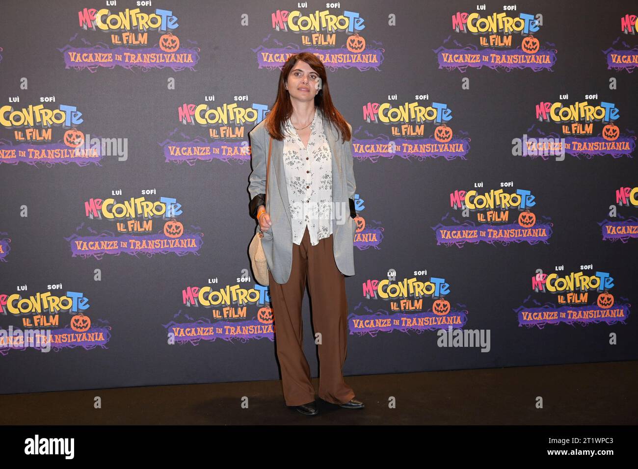Rome, Italy. 15th Oct, 2023. Claudia Potenza attends the black carpet