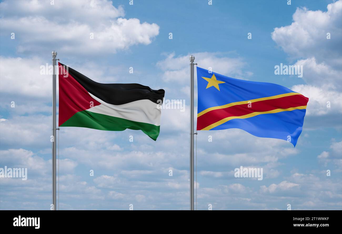 Congo palestine flag hi-res stock photography and images - Alamy